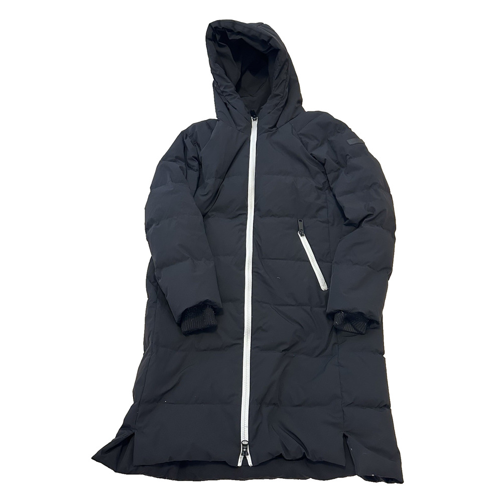 Steve Madden Women M‎ Coat Parka Down Long Hooded Pockets Black